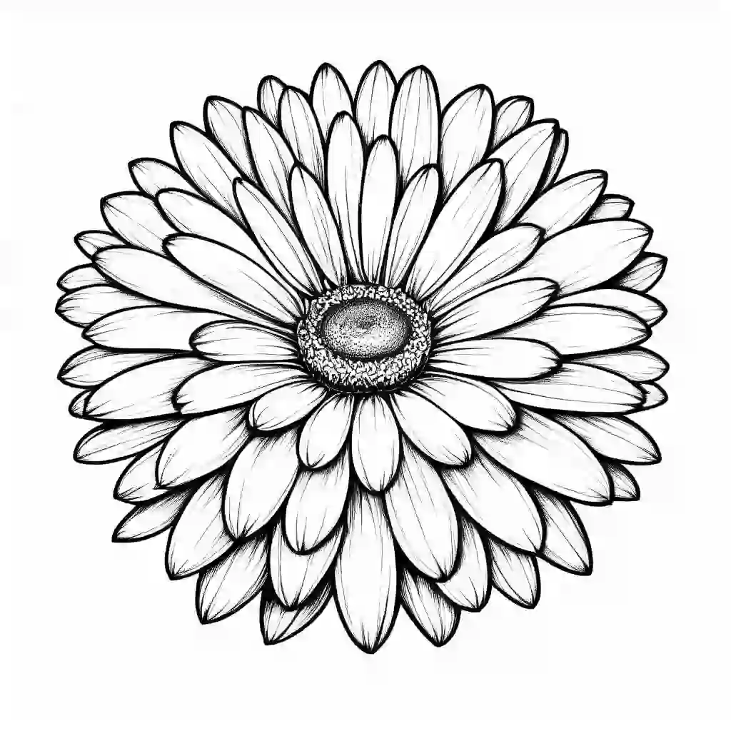 Daisies coloring pages